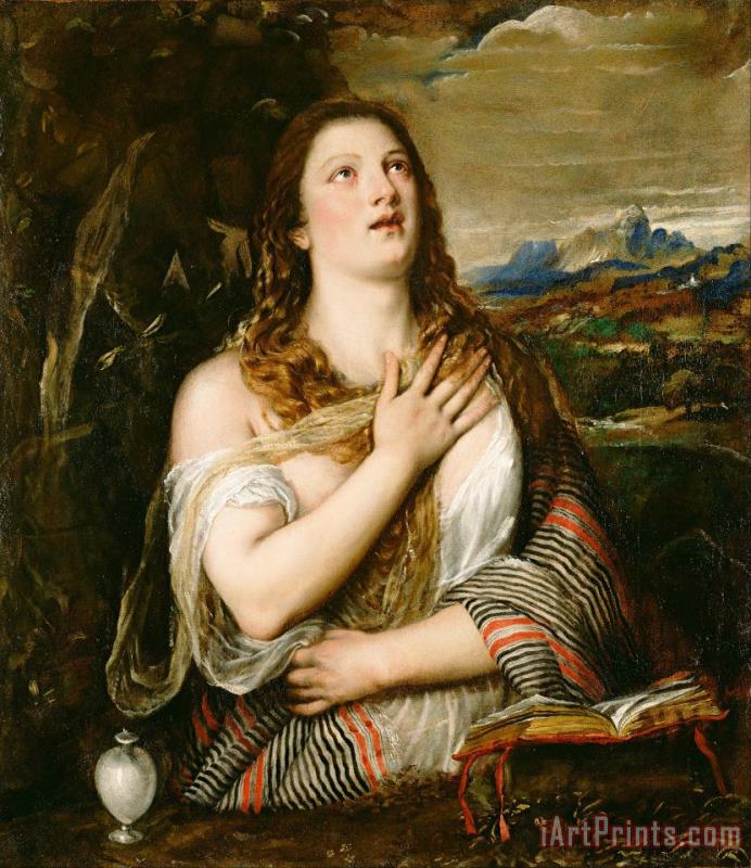 The Penitent Magdalene painting - Titian The Penitent Magdalene Art Print