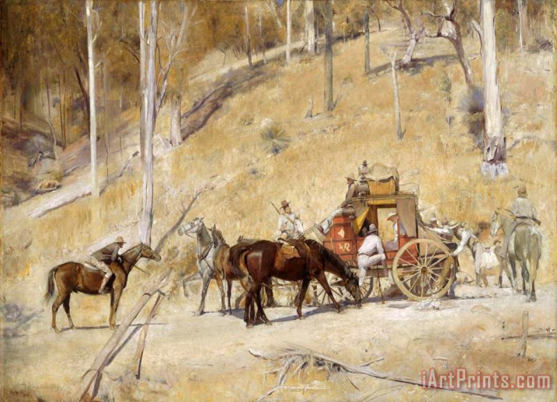 Tom Roberts Bailed Up Art Painting