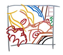 Tom Wesselmann Bedroom Blonde Doodle with Photo, 1988