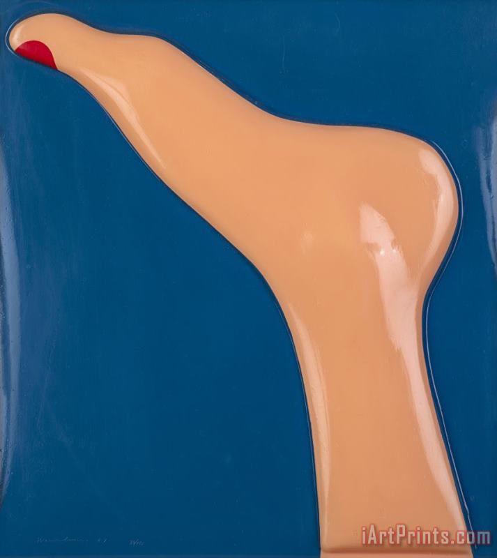 Seascape (foot), 1967 painting - Tom Wesselmann Seascape (foot), 1967 Art Print