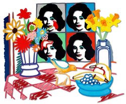 Tom Wesselmann Still Life with Four Lizes, 1991