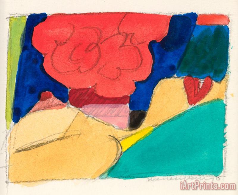 Tom Wesselmann Study for a Nude Collage Edition, 1970 Art Print