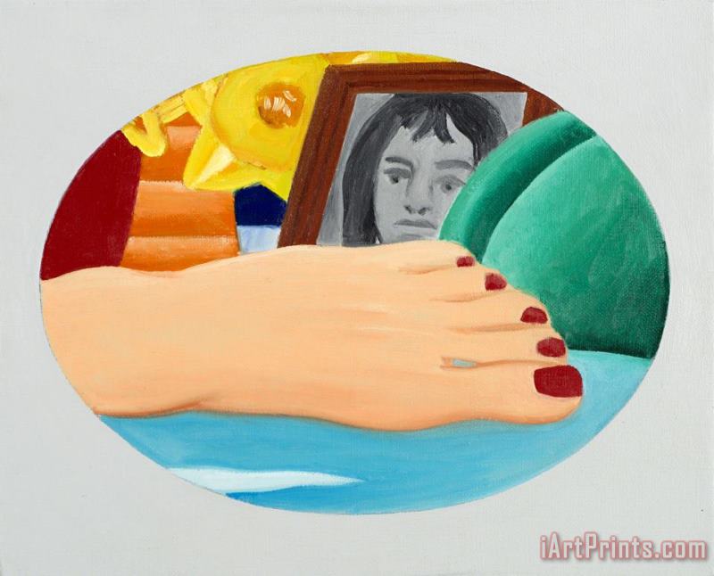 Study for Bedroom Painting (daniele), 1971 painting - Tom Wesselmann Study for Bedroom Painting (daniele), 1971 Art Print