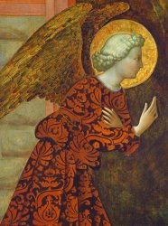 Tommaso Masolino da Panicale The Archangel Gabriel painting