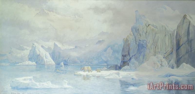 Tristram Ellis Glacier Art Print