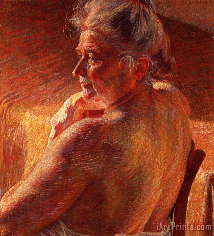 Umberto Boccioni The Effect Of Sunlight Art Painting