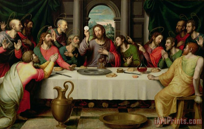 Vicente Juan Macip The Last Supper Art Painting