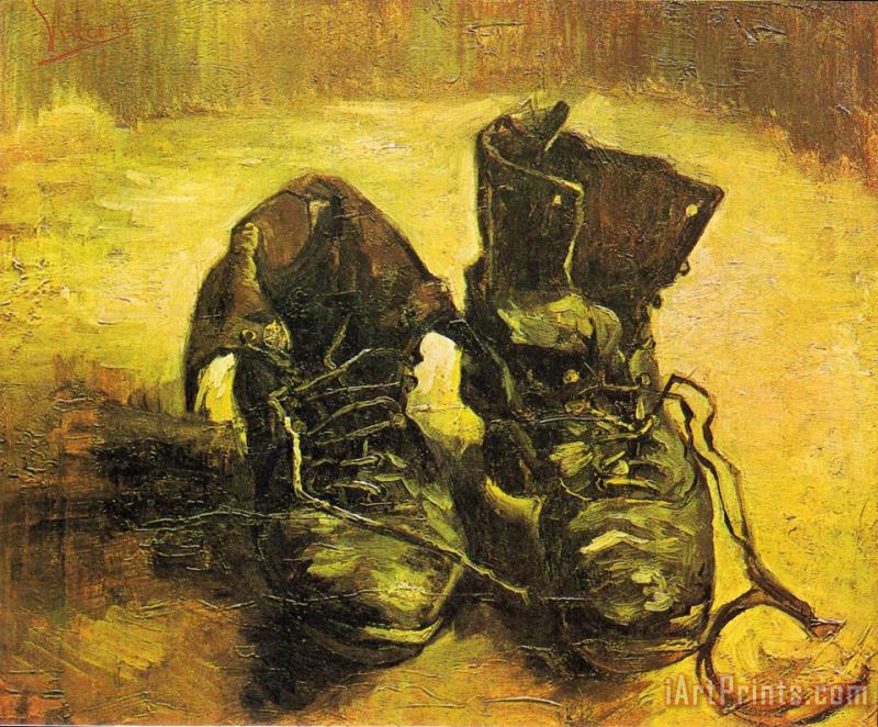Vincent van Gogh A Pair of Shoes Art Painting