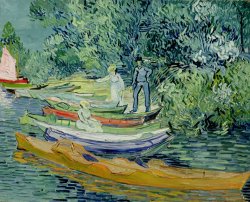 Vincent Van Gogh Bank of the Oise at Auvers painting