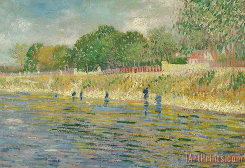 Vincent van Gogh Bank Of The Seine Art Print