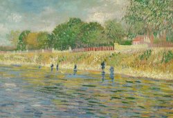 Vincent van Gogh Bank Of The Seine painting