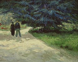 Vincent Van Gogh Couple in the Park
