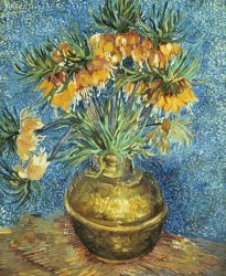 Vincent van Gogh Crown Imperial Fritillaries in a Copper Vase painting Vincent van Gogh Crown Imperial Fritillaries in a Copper Vase painting