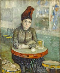 Vincent van Gogh In The Cafe Agostina Segatori In Le Tambourin painting