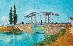 Vincent van Gogh Langlois Bridge At Arles painting