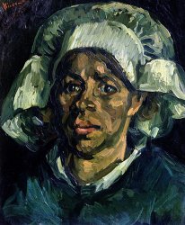 Vincent van Gogh Peasant Woman painting