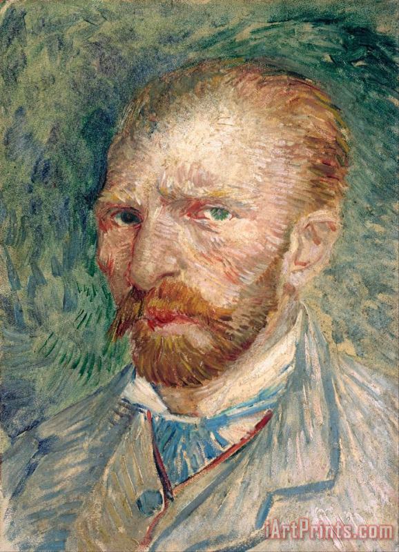 Self-portrait painting - Vincent van Gogh Self-portrait Art Print