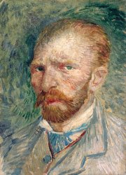 Vincent van Gogh Self-portrait painting