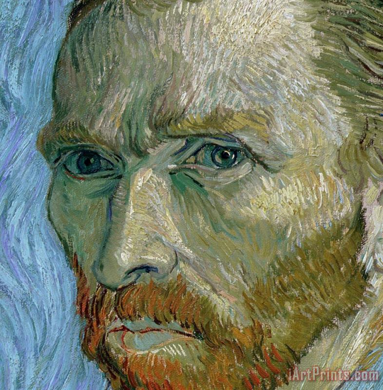 Self-portrait painting - Vincent Van Gogh Self-portrait Art Print