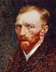Vincent van Gogh Self-portrait painting