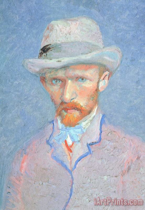 Vincent van Gogh Self-portrait With Gray Felt Hat Art Print