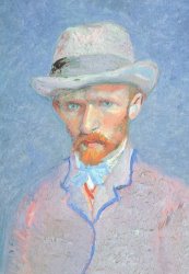 Vincent van Gogh Self-portrait With Gray Felt Hat painting