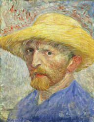 Vincent van Gogh Self Portrait painting