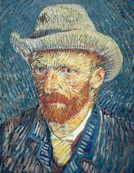 Vincent Van Gogh Self Portrait painting
