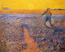 Vincent van Gogh Sower at Sunset Ii painting
