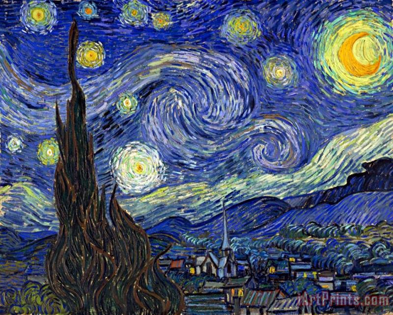 Vincent van Gogh Starry Night Art Print