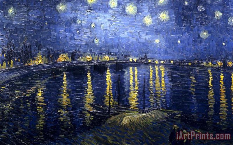 Vincent van Gogh Starry Night Over The Rhone Art Print