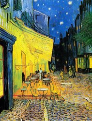 Vincent van Gogh Terrace of The Cafe on The Place Du Forum in Arles in The Evening