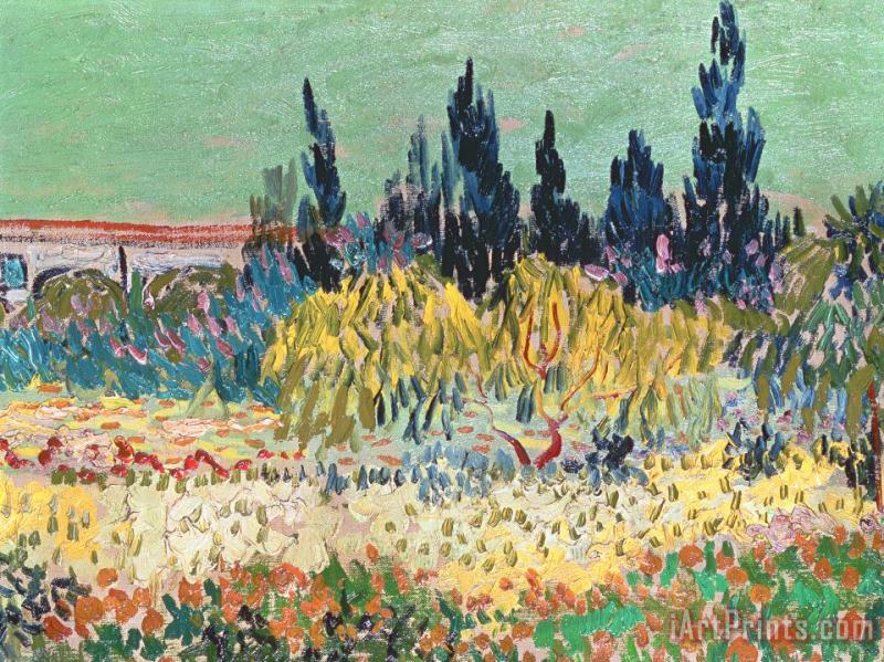 The Garden at Arles painting - Vincent van Gogh The Garden at Arles Art Print