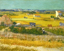 Vincent van Gogh The Harvest painting
