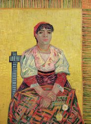 Vincent van Gogh The Italian Agostina Segatori painting