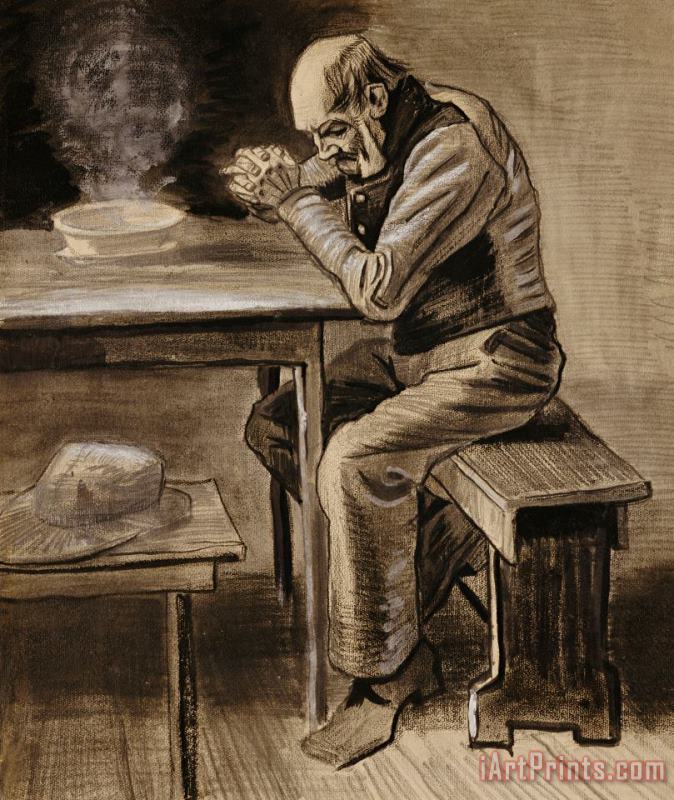 The Prayer painting - Vincent van Gogh The Prayer Art Print