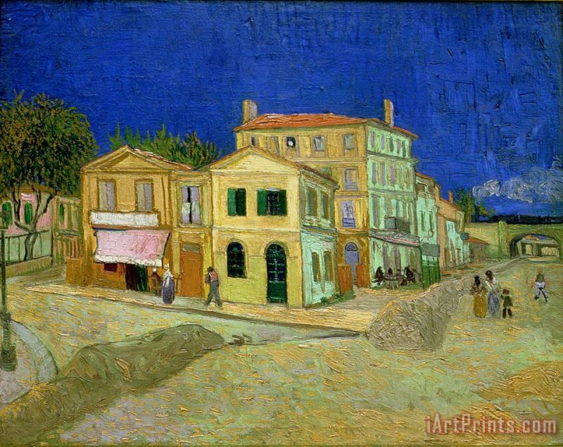 The Yellow House painting - Vincent van Gogh The Yellow House Art Print
