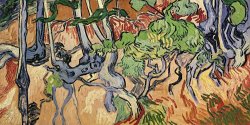 Vincent van Gogh Tree Roots painting