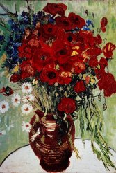 Vincent van Gogh Vase Avec Marguerites painting