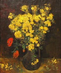 Vincent van Gogh Vase with Lychnis painting