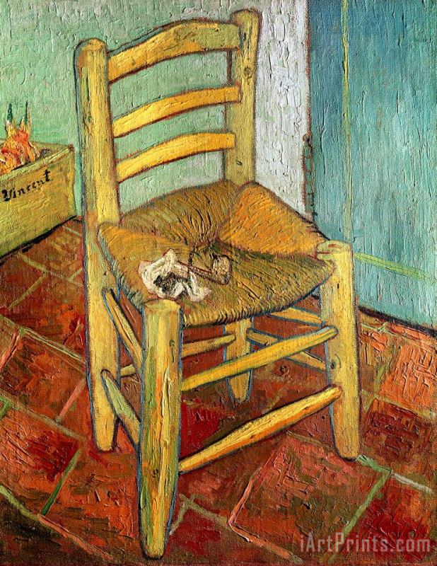 Vincent van Gogh Vincent's Chair 1888 Art Print
