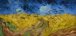 Vincent van Gogh Wheat Field With Crows painting