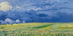 Vincent van Gogh Wheatfields under Thunderclouds painting