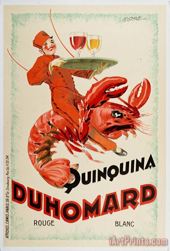 Vintage Images Duhomard Art Print