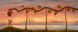 Vladimir Kush Big Apple painting