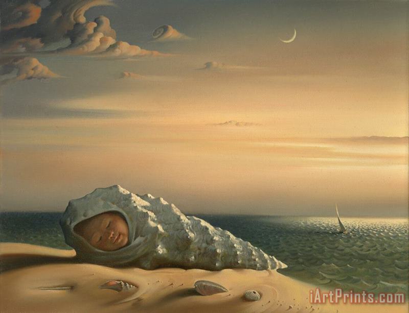 Born From The Sea painting - Vladimir Kush Born From The Sea Art Print