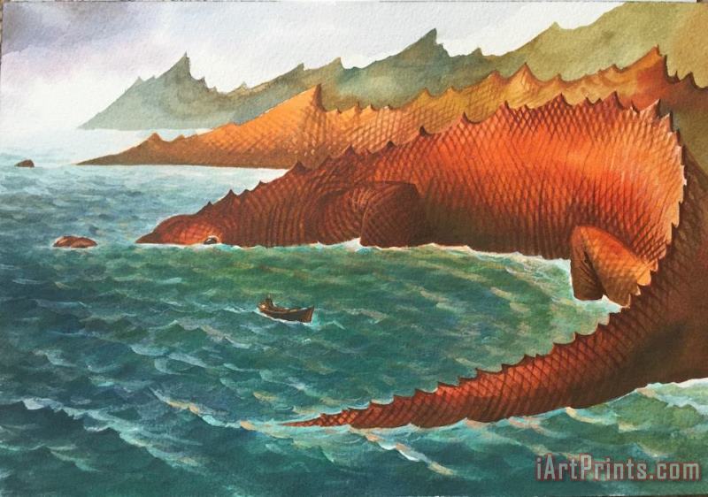 Coast Guard painting - Vladimir Kush Coast Guard Art Print
