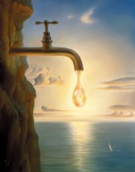 Surrealism Art for sale - Drop by Vladimir Kush