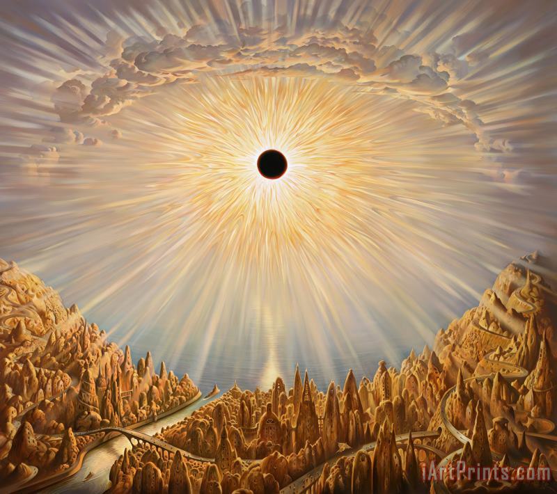 Vladimir Kush Eclipse Art Painting