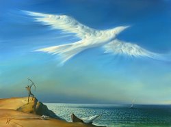 Vladimir Kush Heavenly Target painting
